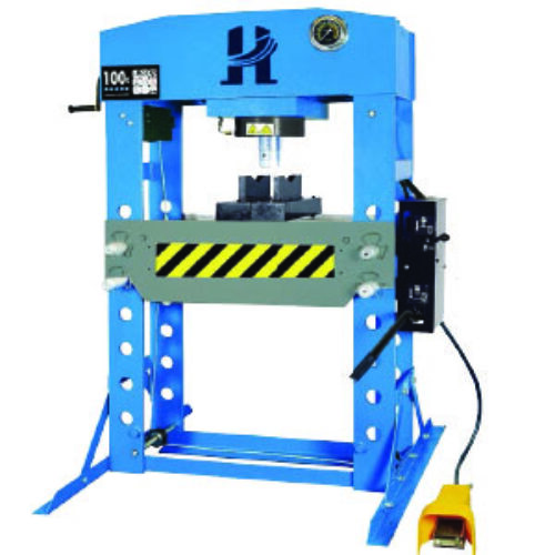 HJ0813CE 100 ton Air hydraulic foot operated workshop press