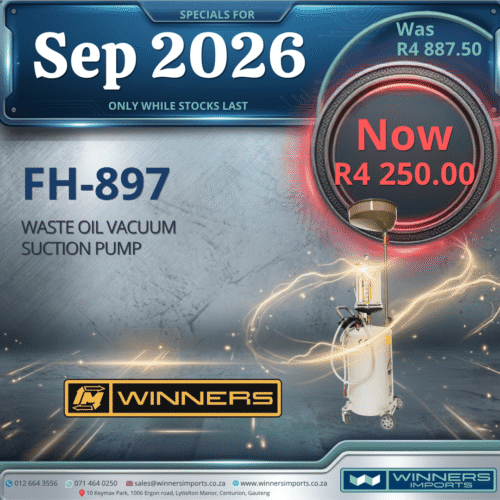 FH-8297 Waste oil vacuum pump with 75L storage tank
