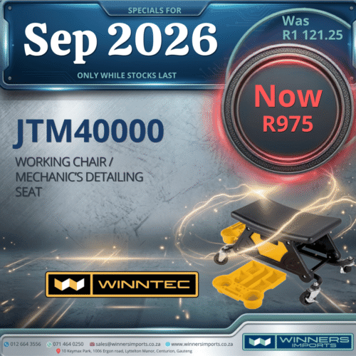 JTM40000 Working chair Mechanic’s detailing seat